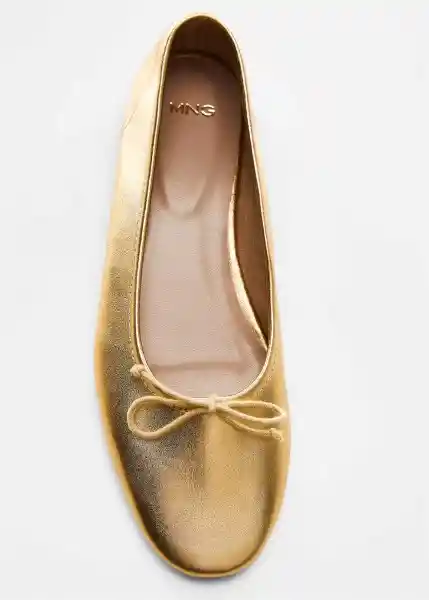 Zapatos Baila Oro Talla 40 Mujer Mango