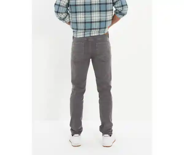 Jean Slim Hombre Gris Talla 28 x 30 American Eagle