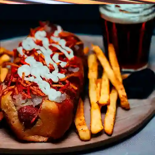 Combo ungaro con papas y bebida