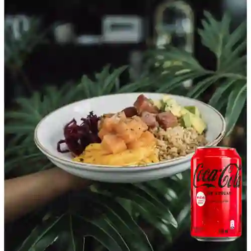 Combo Poke New York + Coca Cola Sin Azúcar 330ML