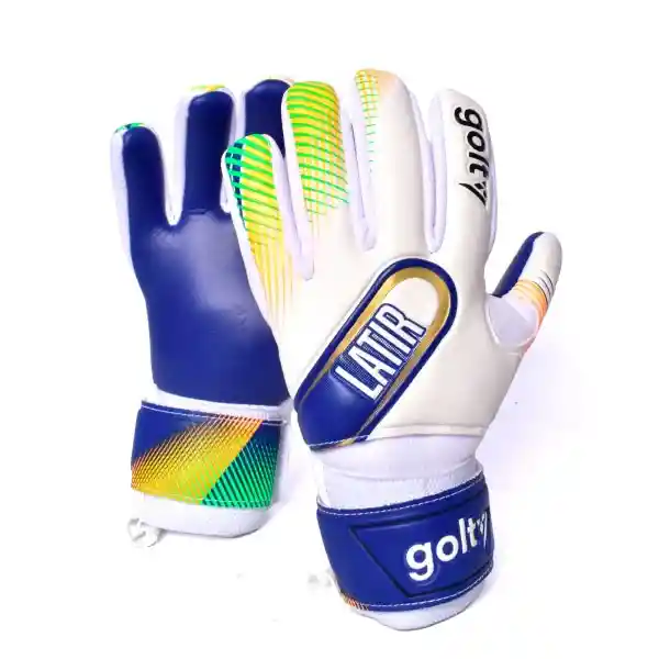 Golty Guantes Competencia Latir T6 Blanco Azul