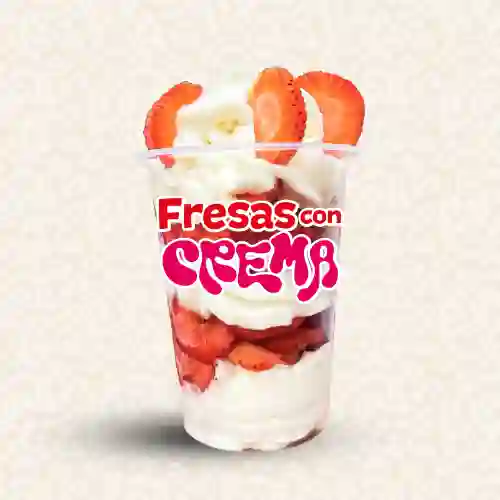 Fresas con Crema