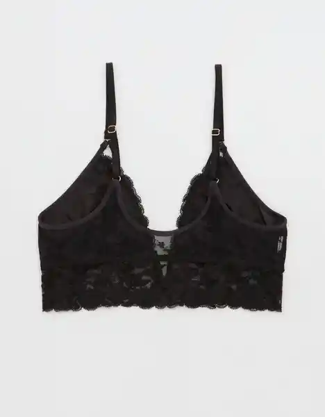 Top Bralette Aerie Negro Talla X-Large American Eagle