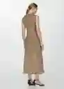 Vestido Gracy Topo Talla L Mujer Mango