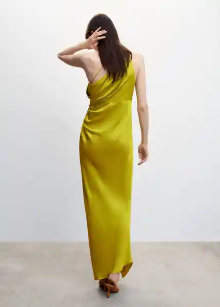 Vestido Purmina Lima Talla L Mujer Mango