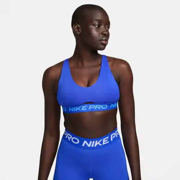 Nike Brasier W Np Indy Plunge Azul Talla XL Ref: FQ2653-405