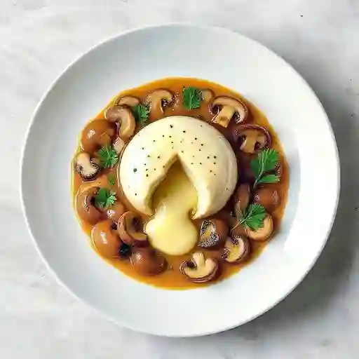 Burrata Al Forno Ai Funghi