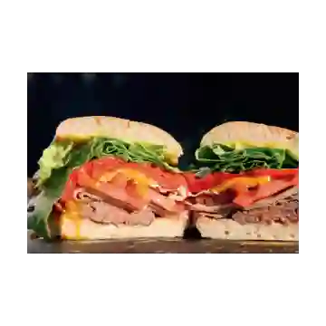 Medio Sandwich Jamón y Queso de 13 Cm