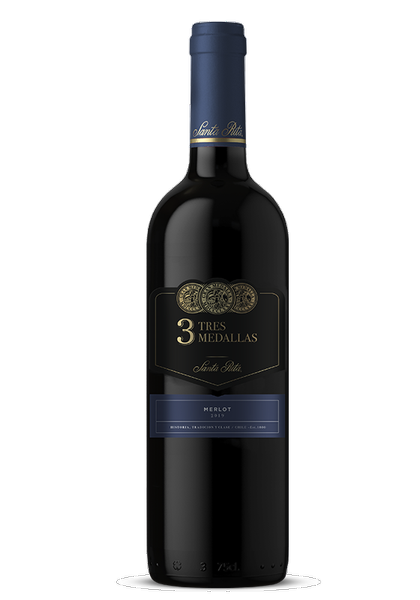 Tres Medallas Vino Tinto Merlot 750 ml