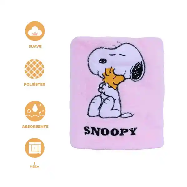 Toalla de Baño Colección Snoopy Summer Travel Rosa Miniso