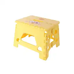 Taburete Plegable Metaverso Dundun Amarillo Miniso