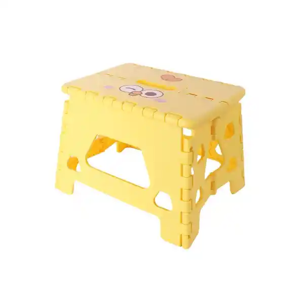 Taburete Plegable Metaverso Dundun Amarillo Miniso