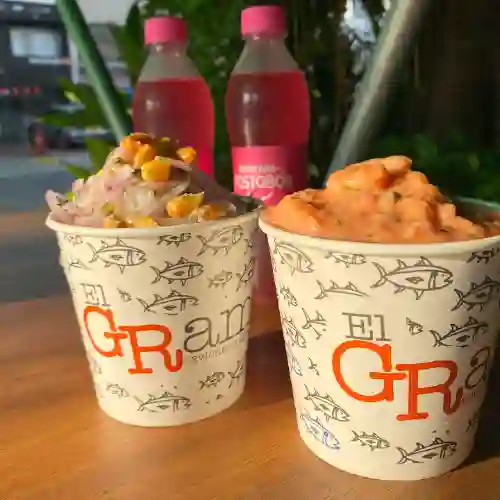 Promo Coctel de Camaron y Peruano Mixto