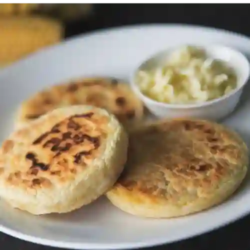 Arepa Queso y Jamón