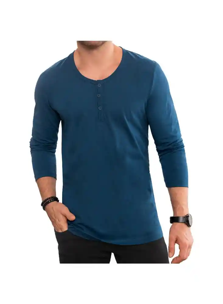 Croydon Camibuzo Rodrigo Hombre Azul Talla S