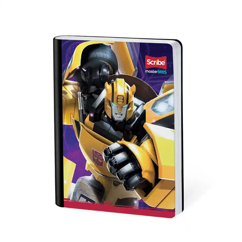 Cuaderno Transformer Master Mas Cuadriculado 100 Hojas Cosido Scribe