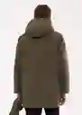 Abrigo Parka Space Khaki Talla L Hombre Mango