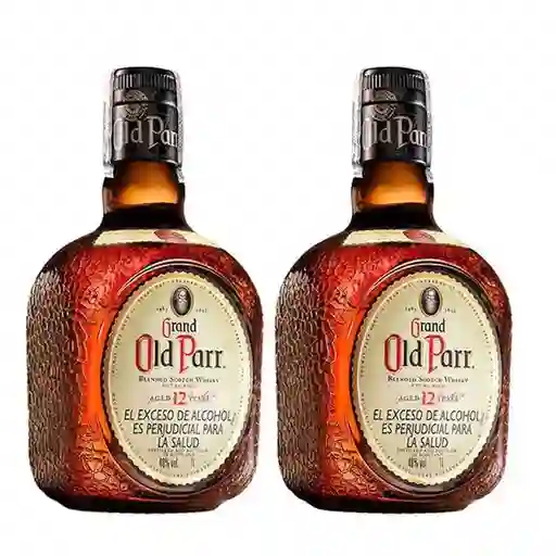 Pack X2 Whisky Old Parr 1000 Ml