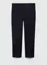 Pantalón Turín Navy Talla 48 Hombre Mango