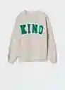 Sudadera Kind Beige Talla 21 Teen Niñas Mango