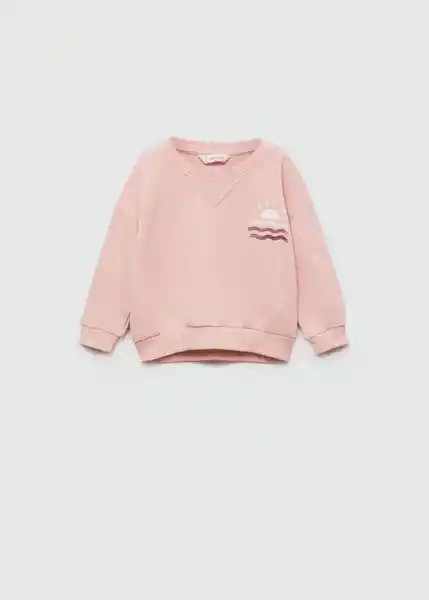 Sudadera Byron Rosa Talla 97 Niñas Mango