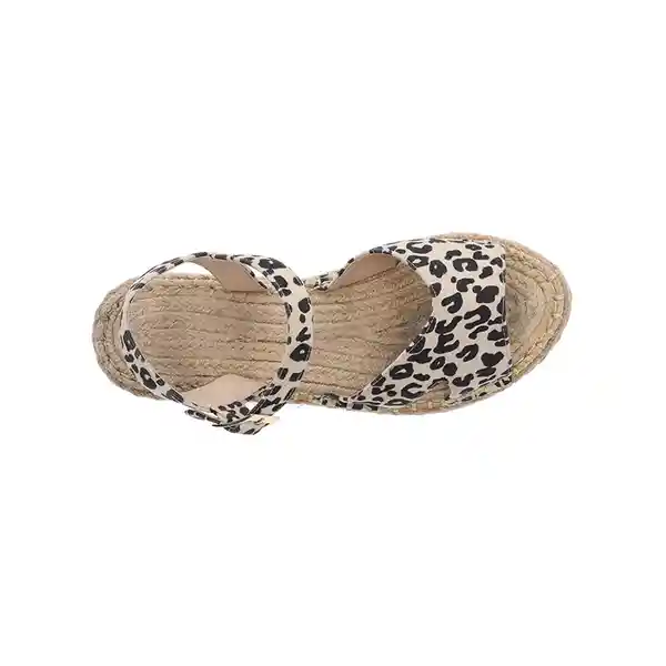 Sandalias Yute Bast Estampado Tigre Talla 36