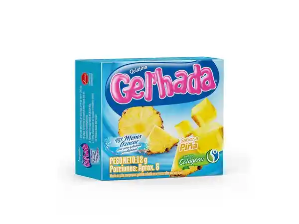 Gelhada Gelatina Piña Sin Azúcar