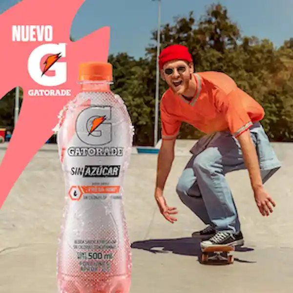 Gatorade Zero Pack Bebida Hidratante Sin Azúcar Fresa-Kiwi
