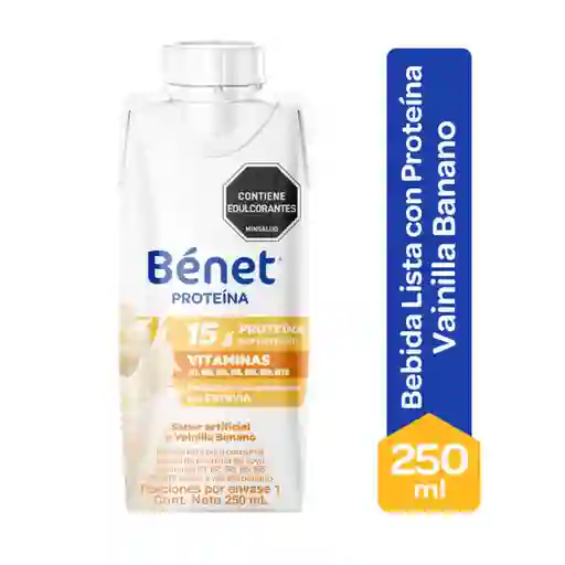 Bebida Benet Vainill Banano  250 mL