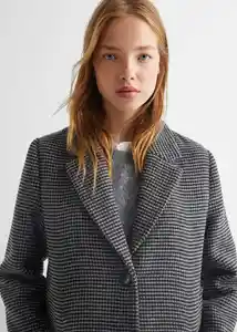 Abrigo Dune Gris Talla 21 Teen Niñas Mango