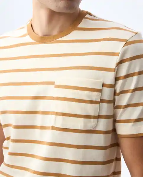 Camiseta Hombre Café Talla M 841G008_CAF161336 Americanino