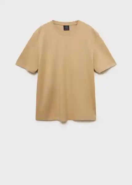 Camiseta Kimi Camel Talla M Hombre Mango