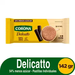 Corona Chocolate de Mesa Delicatto Más Suave con Menos Dulce