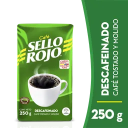 Sello Rojo Café Descafeinado Tostado y Molido