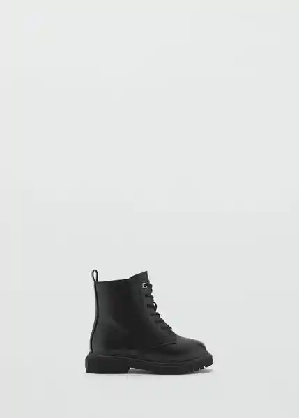 Botines Basmab Negro Talla 24 Niñas Mango