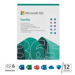 Microsoft Licencia 365 Familia 2021 Microsoft 9366595878