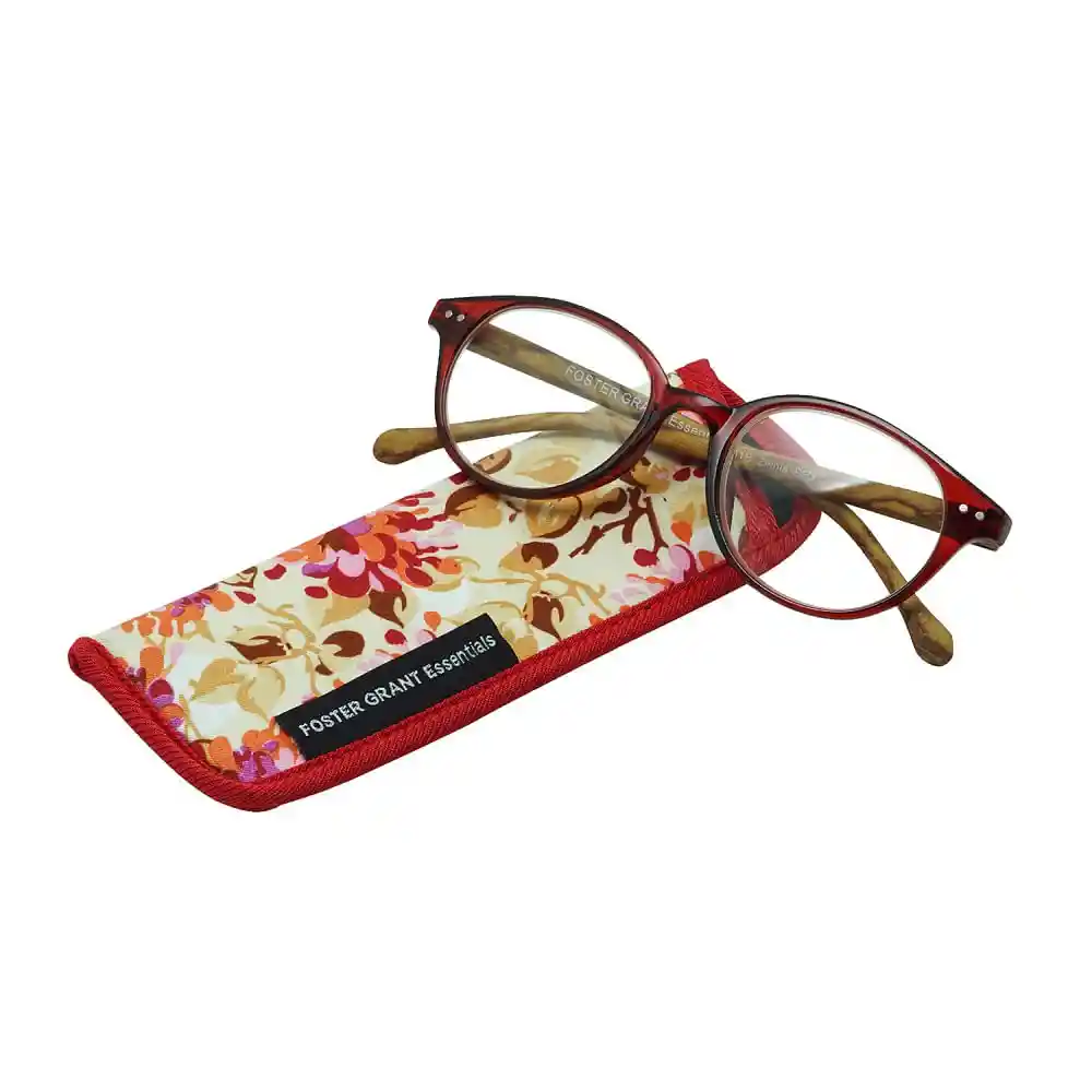 Foster Grant Gafas Zinnia Pas Red + 3.50