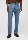 Pantalón Jean Bob Tejano Oscuro Talla 38 Hombre Mango