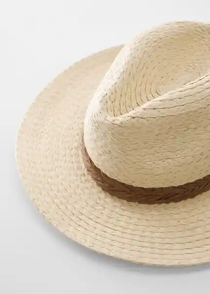 Sombrero Basic Crudo Talla 99 Mujer Mango