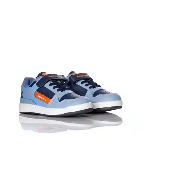 Ocean Pacific Tenis de Niño Azul Naranja Talla 28