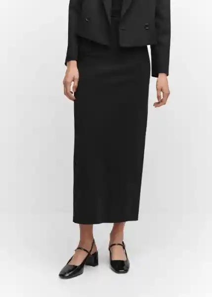 Falda Julien-W Negro Talla XS Mujer Mango