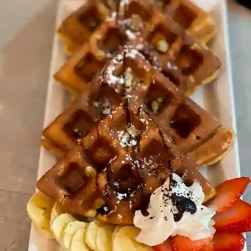 Waffles con Topping