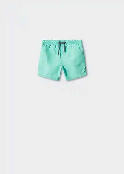 Short Bañador Mareb Turquesa Talla 51 Niños Mango