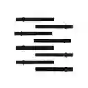 Set de Hebillas Para el Cabello Tipo Pinza Negro Miniso