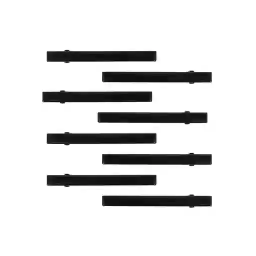 Set de Hebillas Para el Cabello Tipo Pinza Negro Miniso