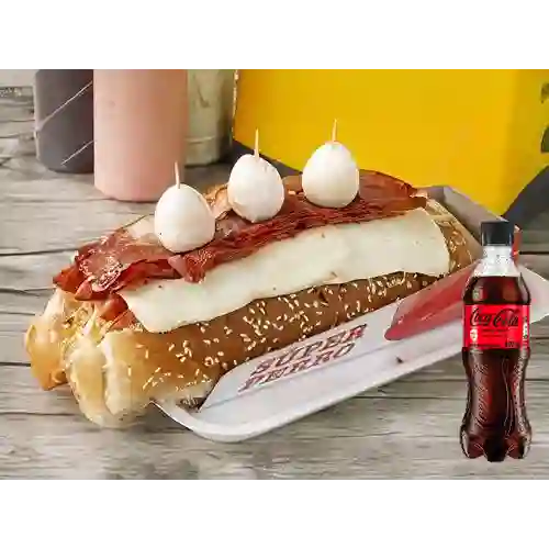 Combo Maxi Perro + Coca-Cola Sin Azúcar 400 ml