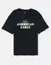 Camiseta Hombre Negro Talla Small American Eagle 01813685