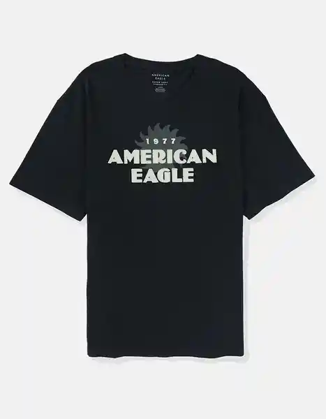 Camiseta Hombre Negro Talla Small American Eagle 01813685