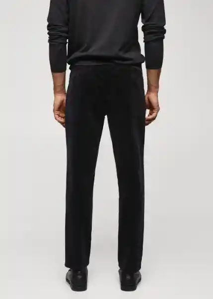 Pantalón Berdam Negro Talla 40 Hombre Mango