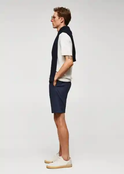 Bermuda Gracia-H Navy Talla 44 Hombre Mango